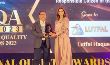 मसहूर समाजसेवी को नेशनल क्वालिटी अवार्ड 2023 से नवाजा गया।