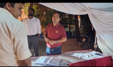 कलेक्टर पहुंचे देर रात को पहुंचे एसएसटी प्वाइंट, दिए आवश्यक निर्देश, देखी  वाहनों की चेकिंग का इंतजाम