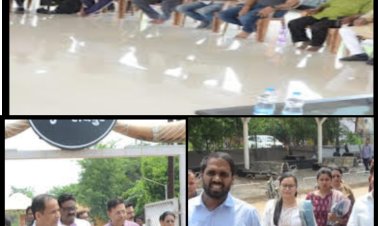 कलेक्टर डॉ. सिंह ने कला केन्द्र का किया निरीक्षण, दिये आवश्यक निर्देश