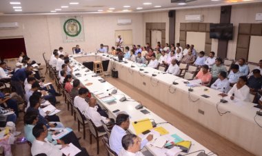 कलेक्टर डाॅ. गौरव सिंह ने ली साप्ताहिक समय-सीमा की बैठक