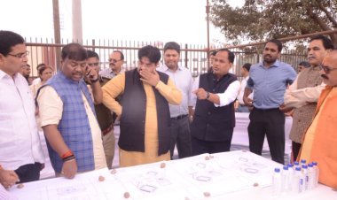 मुख्यमंत्री श्री विष्णुदेव साय सरकार के एक साल पूर्ण होने पर प्रस्तावित कार्यक्रम का प्रभारी मंत्री श्री केदार कश्यप ने लिया जायजा