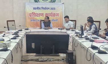 स्थानीय निकाय चुनाव-2025   पूर्ण मनोयोग से प्रशिक्षण कार्य ग्रहण करें-डॉ. गौरव सिंह