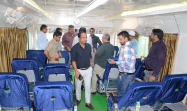 रायपुर से अभनपुर तक पहली मेमू ट्रेन को 30 मार्च को मिलेगी हरी झंडी, तैयारियों का कलेक्टर-एसएसपी डीआरएम ने लिया जायजा