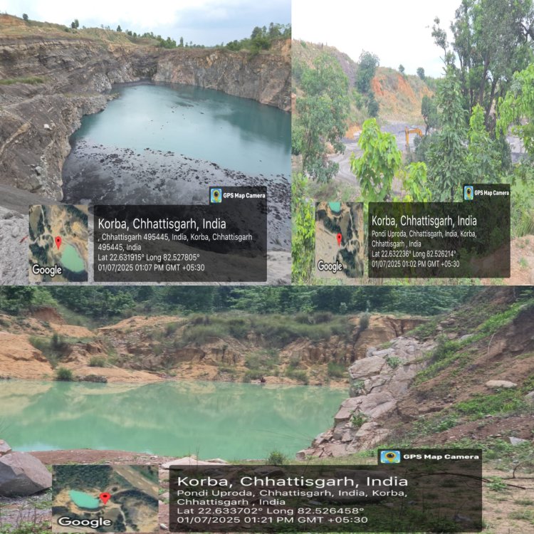 कोरबा खनिज और पर्यावरण विभाग की शह पर हो रहा राखड़ और उत्खनन से निकले ओबी मिट्टी और गिट्टी चोरी का खेल?