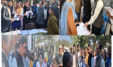 संभागीय कमिश्नर सुनील जैन ने दौरा कर एस आई आर का लिया जायजा