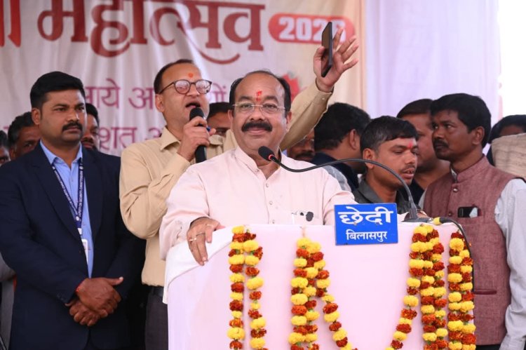 ताला महोत्सव में शामिल हुए उपमुख्यमंत्री श्री अरूण साव