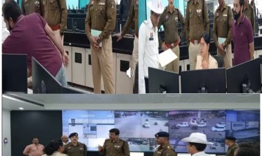 पुलिस कमिश्नर ने किया आईटीएमएस का निरीक्षण आईटीएमएस के कैमरों से ही बनाए जाएंगे शत प्रतिशत ई-चालान