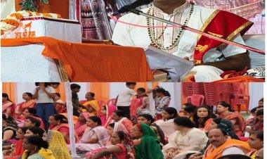 ​रामकथा में आज तीसरे दिन पूज्य महराज रविनंदन महराज (हरिद्वार )ने शिव बारात का कथन किया