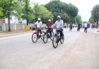 उप मुख्यमंत्री श्री अरुण साव ने सायकल चलाकर फिट रहने और पर्यावरण संरक्षण का दिया संदेश 
