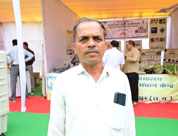 मल्हार के किसान जदुनंदन वर्मा बने जैविक खेती के प्रेरणास्रोत