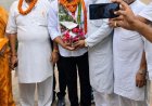 बिलासपुर आगमन पर युवा कांग्रेस प्रदेश अध्यक्ष पद के प्रत्याशी सत्येंद्र कुमार चेलक का