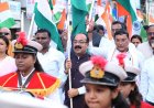 देशभक्ति से ओतप्रोत अप्रतिम उत्साह के साथ निकली तिरंगा यात्रा, उप मुख्यमंत्री श्री अरुण साव हुए शामिल