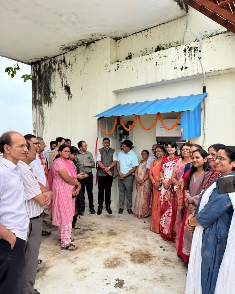 पाम एनक्लेव, सरकंडा में 40 KW सोलर पैनल का भव्य उदघाटन, अतिथियों ने की हरित पहल की सराहना