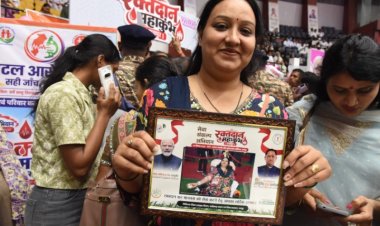 रायपुर में महिलाओं ने रक्तदान कर तोड़ी भ्रांति   1,188 महिलाओं ने रक्तदान कर नई तस्वीर पेश की